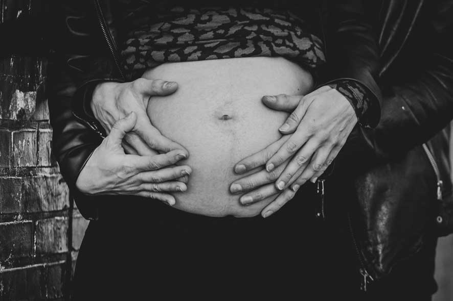 Schwangerschaft Fotoreportage © Jana Wiescholek - Geburtsfotografie Bremen 2023